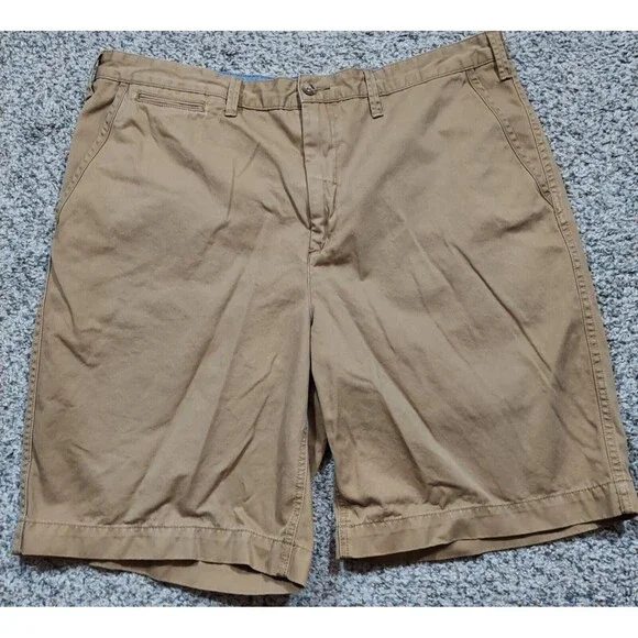 Polo Ralph Lauren Khaki Shorts Men's 38 Relaxed Fit Flat Front - Picture 1 of 6